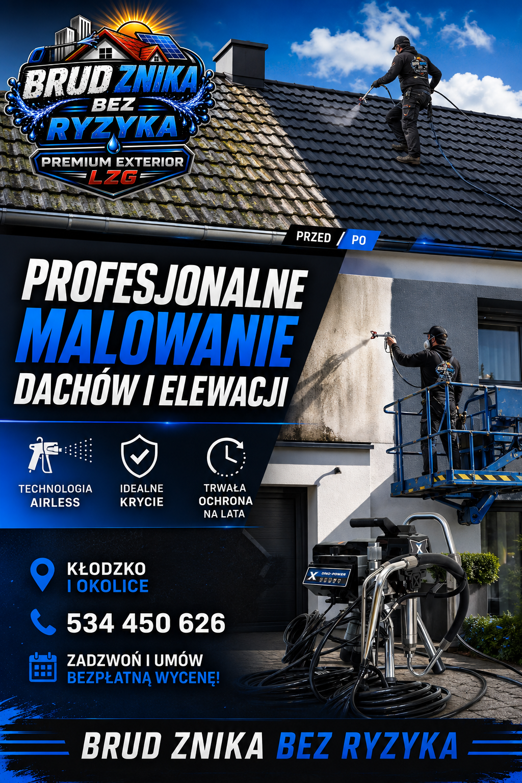 Malowanie elewacji